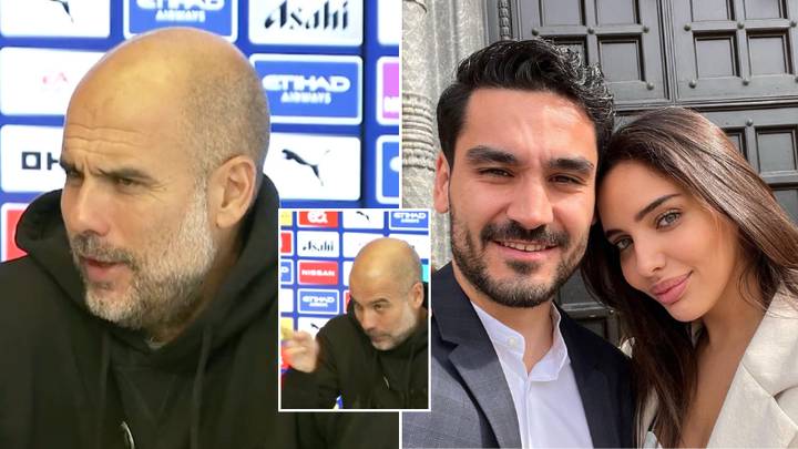 Pep Guardiola jokes Ilkay Gundogan won't play again this season after wife complains about food in Manchester