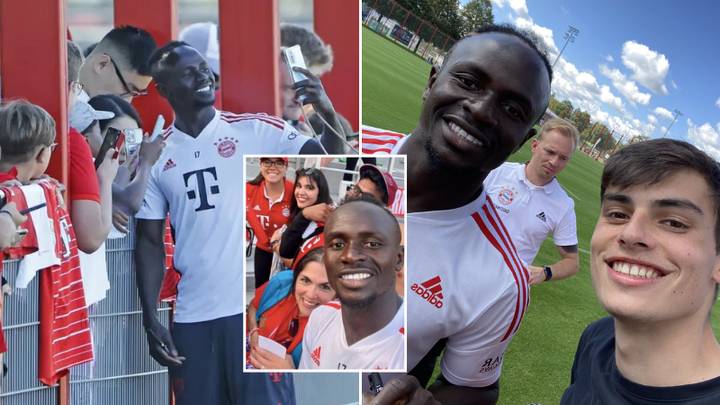 Sadio Mane spent 105 minutes signing autographs and taking pictures with 1,000 fans after training