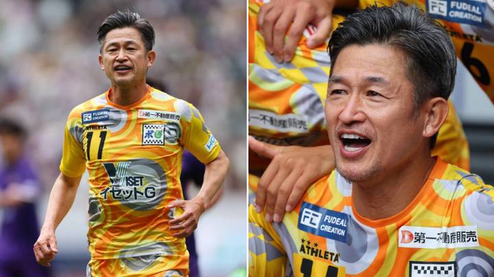55-year-old Japanese player becomes oldest active professional goalscorer in history