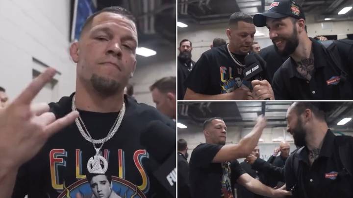 Nate Diaz SLAPS Reporter Backstage At UFC 276 After Being Angered By His Tweets