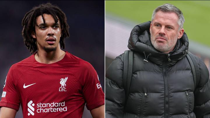 "It's bizarre..." - Carragher clashes with journalist over Liverpool defender Alexander-Arnold