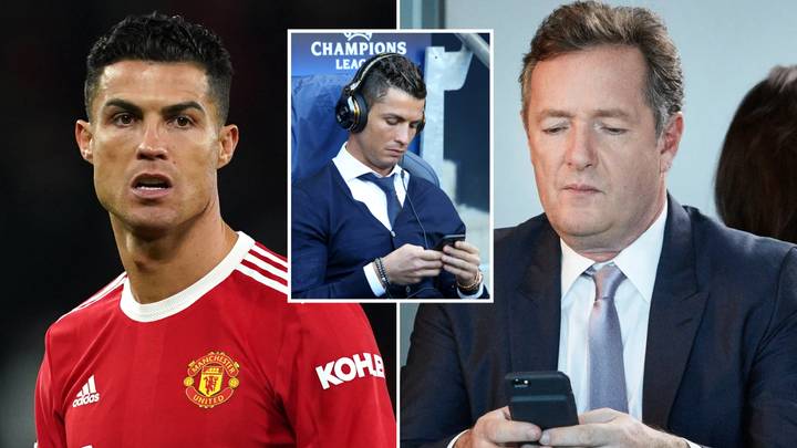 Cristiano Ronaldo Sent Piers Morgan A Hilarious Text Message After Scoring Twice vs Arsenal