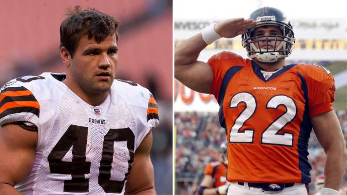 Retired NFL star Peyton Hillis rescued after saving his children from drowning at a Florida beach