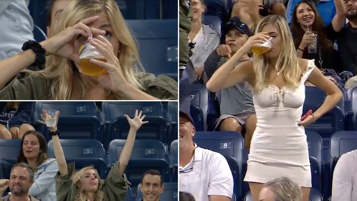 Cult hero tennis fan re-emerges 12 months later and pulls off the same iconic stunt