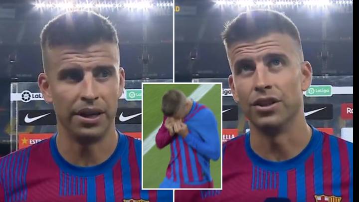 Gerard Pique Showed How Much He Loves Barcelona In Brilliant Post-Match Interview