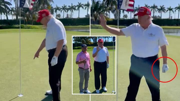 Donald Trump Releases Statement And Video After Fans Claim His Hole In One While Playing Golf Is FAKE