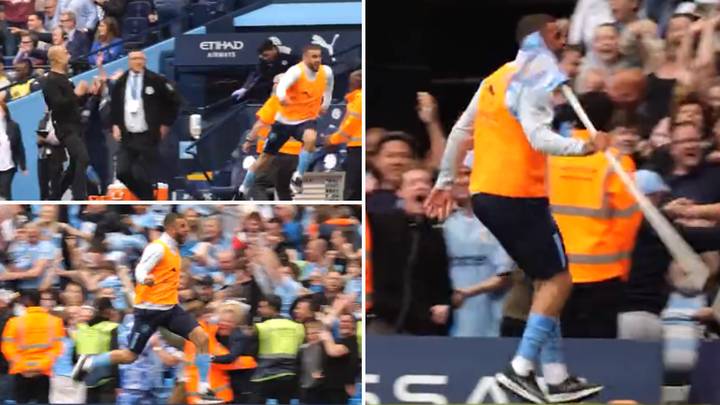 Kyle Walker’s Crazy Celebration After Manchester City Produced Monumental Come Back To Clinch Premier League Title