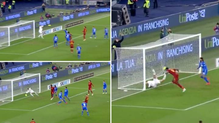 Jose Mourinho's Roma were denied by 'the greatest triple save ever'
