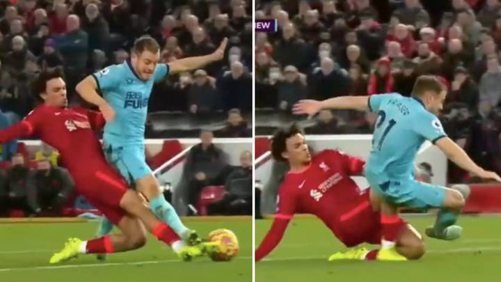 Trent Alexander-Arnold's Goal-Saving Challenge Vs Newcastle Shows He Is A Complete Player