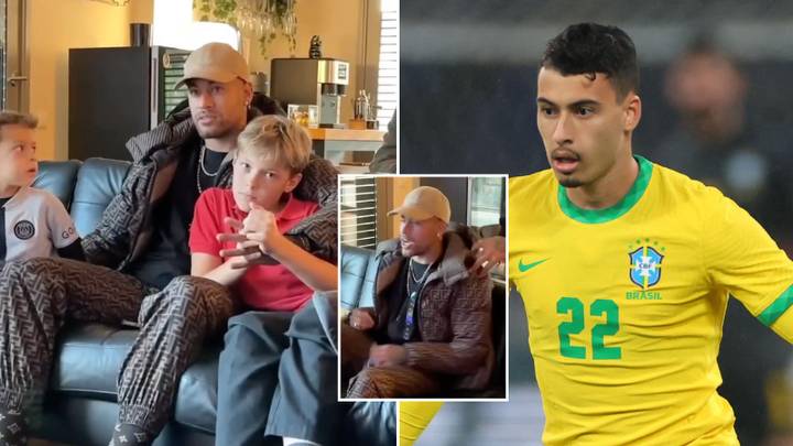 Fans noticed Neymar's reaction when Gabriel Martinelli was named in Brazil World Cup squad