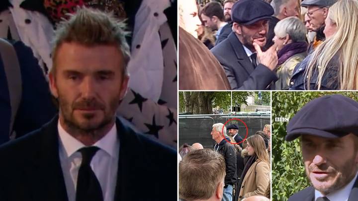 David Beckham turned down the chance to skip the queue to see the Queen lying in state