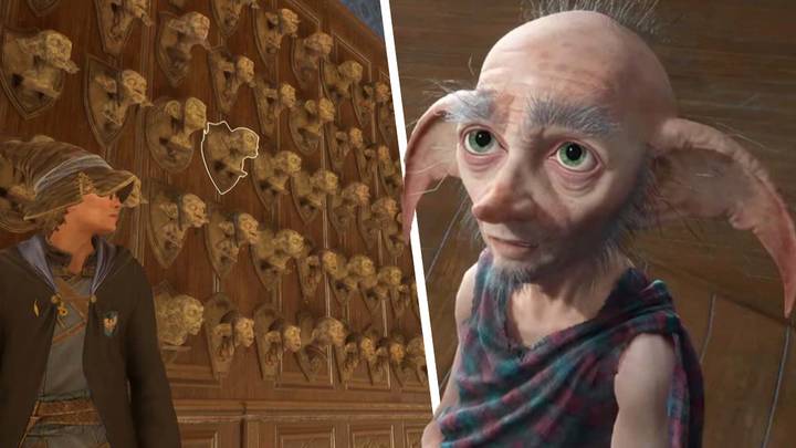 Hogwarts Legacy serial killer decorates Room of Requirement with dead House Elf heads