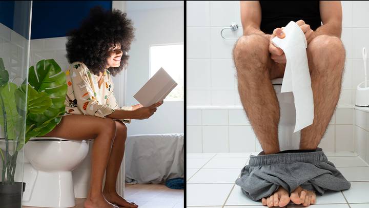 Expert warns never to spend longer than five minutes on the loo