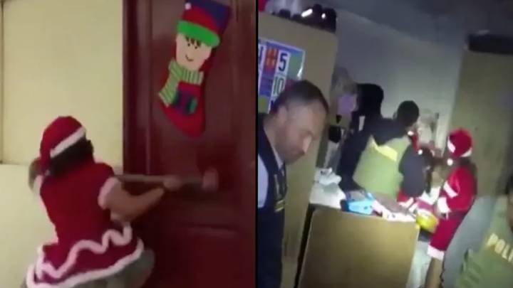 Police disguised as Father Christmas and Elves bust drug gang