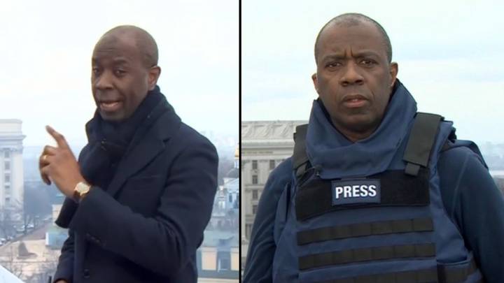 BBC Newsreaders Forced To Put Flak Jackets On After Air Raid Sirens Interrupt Report In Kyiv