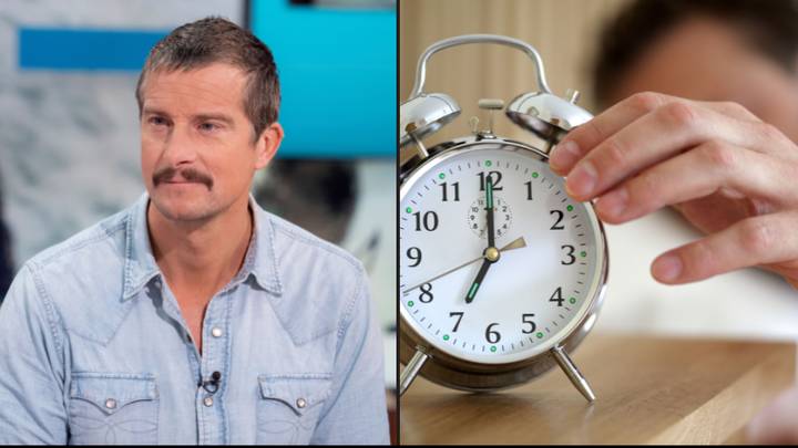 Bear Grylls renames his alarm clock 'opportunity' clock because alarm sounds negative