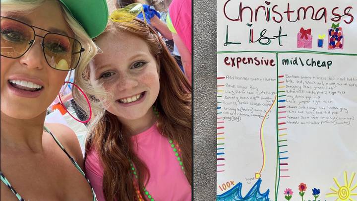 Mum leaves people shocked after showing off her 11-year-old daughter's Christmas wish list