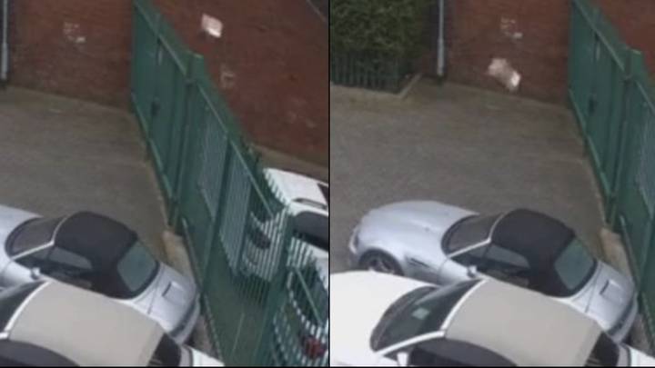 Delivery Driver Launches £600 Parcel Over 10ft Fence And Leaves It Smashed Up On Pavement