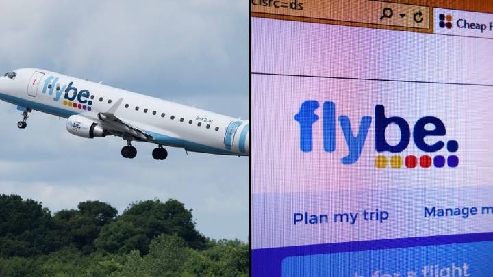 British airline Flybe goes into administration causing chaos as it cancels all flights