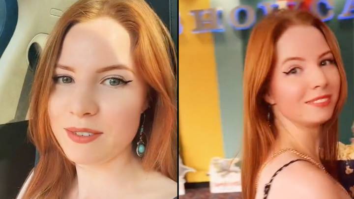 Woman With Ginger Hair Tests Out Cinema's Free Entry Promotion In Heatwave