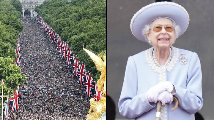 Incredible Photo Shows How Many People Turned Up To Queen's Platinum Jubilee Celebration