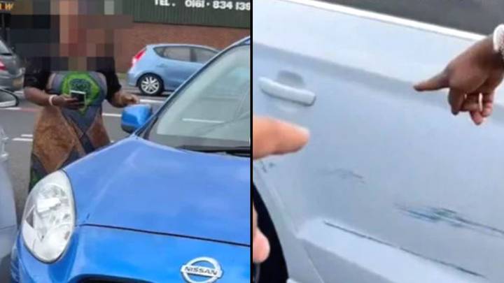 Woman on way to church bumps car but refuses to swap details and blames him