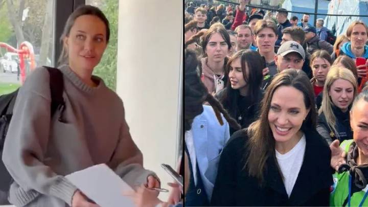 Angelina Jolie Has Arrived In Ukraine