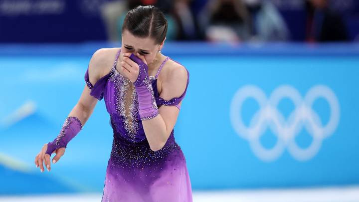 15-Year-Old Ice Skater Kamila Valieva Breaks Down After Performance At Winter Olympics