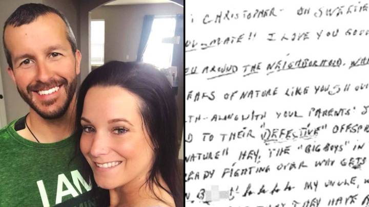 Chris Watts has sent 'racy love letters' from prison after murdering family