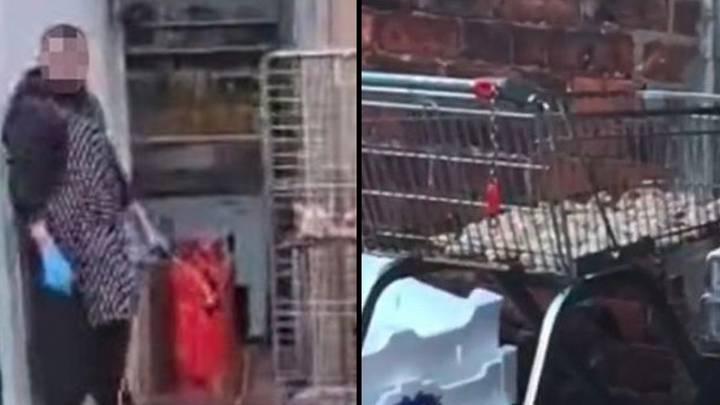 British takeaway 'caught grilling chicken with blowtorch' on a trolley