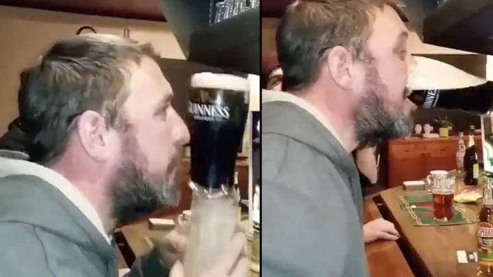Man's Incredible St Patrick's Day Guinness Trick Stuns The Internet