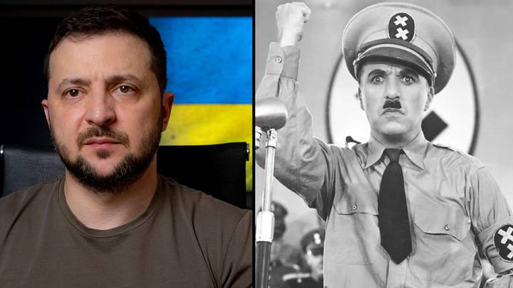President Zelenskyy Quotes Charlie Chaplin's Movie About Adolf Hitler During Moving Speech