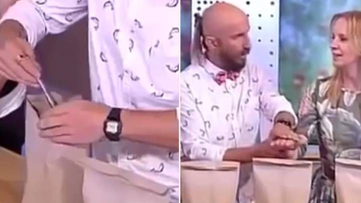 Magic Spike Trick On TV Show Goes Horribly Wrong
