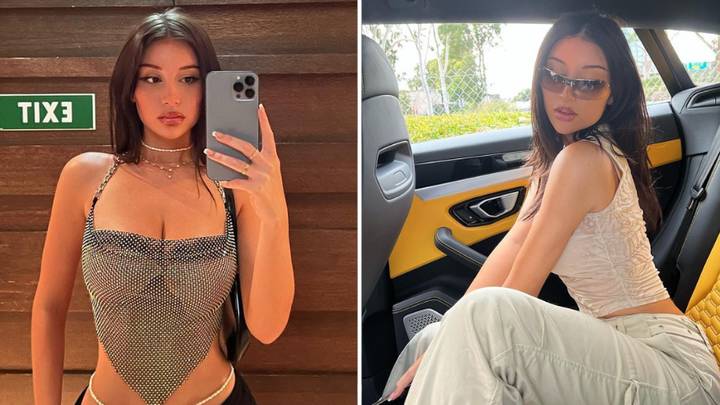 Aussie influencer roasted for crying in Tesla while driving through poverty-stricken LA district