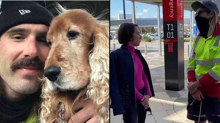 Baggage Handler Who Was Spotted Comforting Dog Gets Generous Gift From Virgin Australia CEO