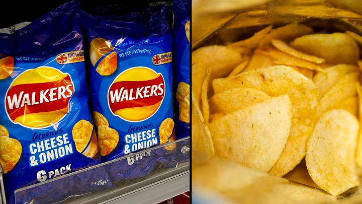 Walkers explains why its cheese and onion crisp packets are blue and not green