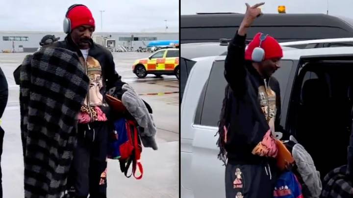 Snoop Dogg welcomed to Scotland in the most Scottish way possible