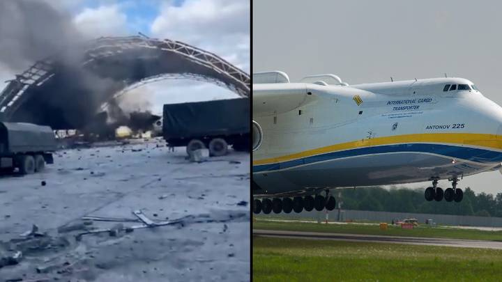 Footage Appears To Confirm World's Largest Plane Has Been Destroyed In Ukraine