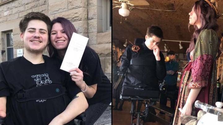 Wife of man cut in half by forklift makes vow on two-year wedding anniversary