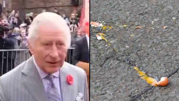 Student banned from carrying eggs after King and Camilla get egged in public