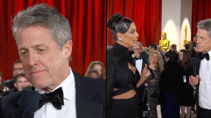 Hugh Grant slammed for ‘obnoxious’ behaviour in Ashley Graham interview at the Oscars