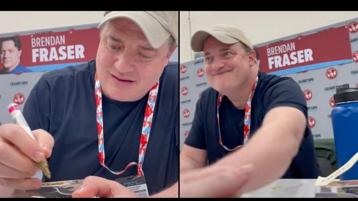 Brendan Fraser Has Sweet Gesture For Fan Who Asks For Autograph
