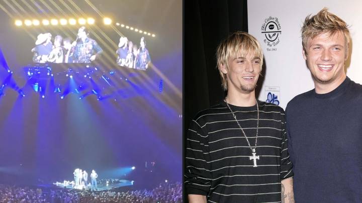 Nick Carter breaks down during tribute to late brother Aaron at London concert