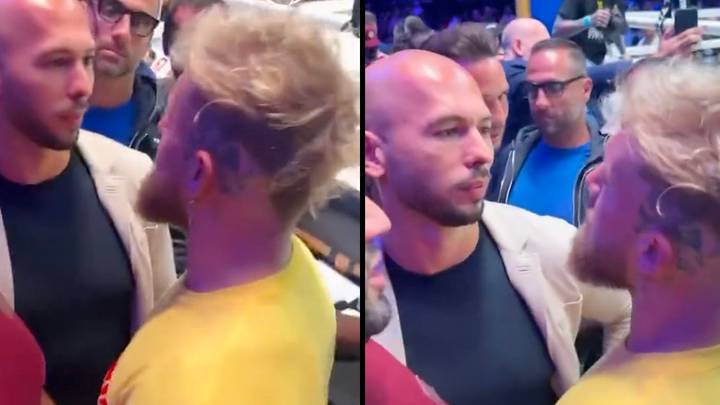 Andrew Tate squares up to Jake Paul after Tommy Fury fight
