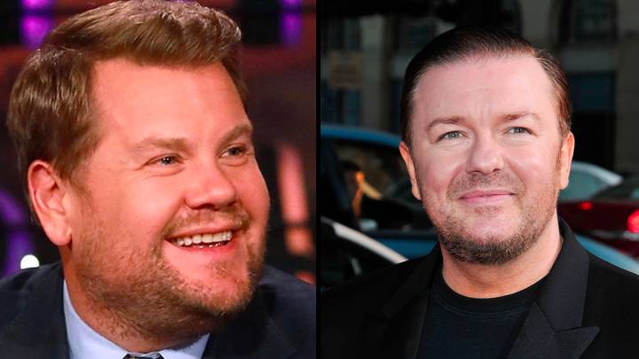 James Corden responds to accusation he plagiarised Ricky Gervais joke