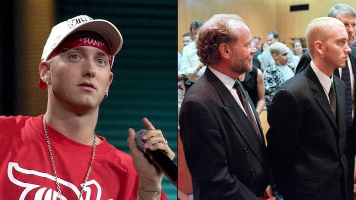 Eminem once dissed an old school bully so bad that that he tried to sue for a million dollars