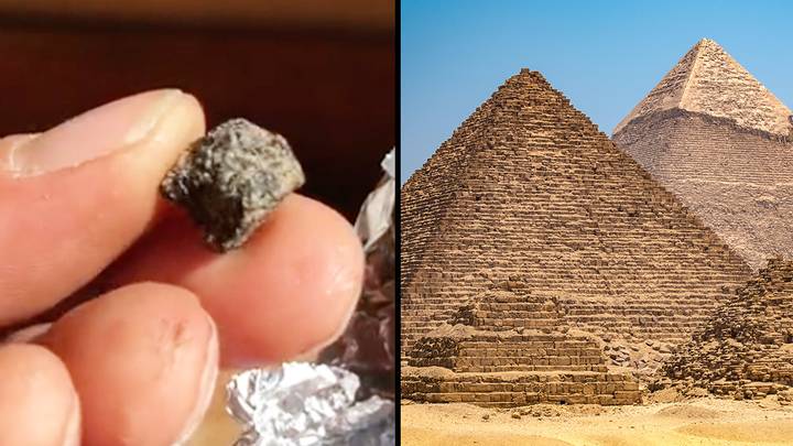 Man thinks he's 'proved' pyramid conspiracy theory with simple video showing rocks can be moved with sound