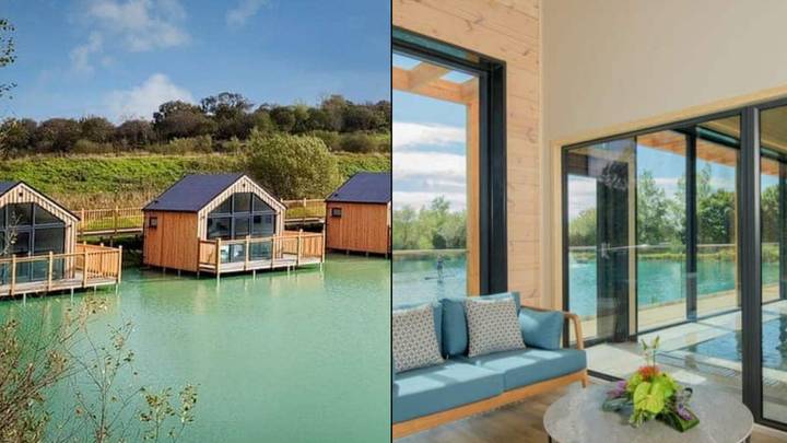 Incredible Maldives-style over-water lodges have just opened in the UK