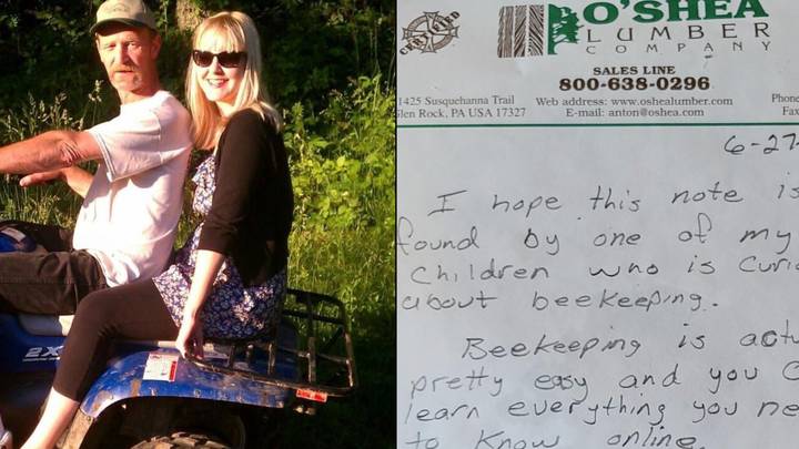 Woman finds heartwarming note nine years after dad's death he left for children to find one day