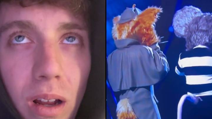 Roman Kemp has hilarious reaction to parents being unveiled on The Masked Singer
